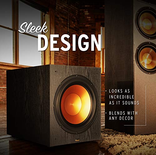 Black Subwoofer Speaker Pair K593