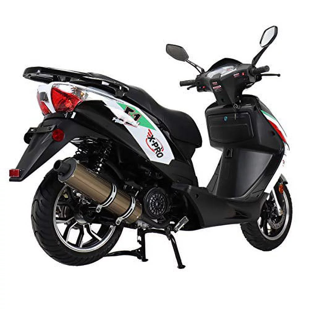 150cc Gas Moped Scooter with 13" Aluminum Wheels X741
