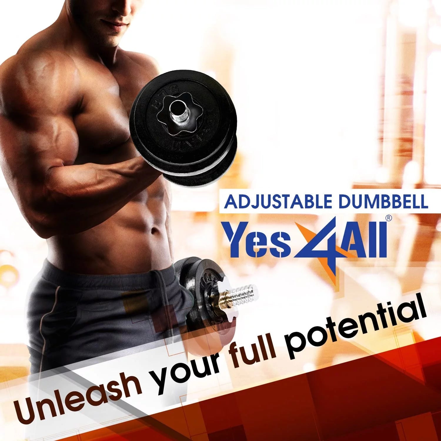 200 lbs Adjustable Cast Iron Dumbbell Set Y71243