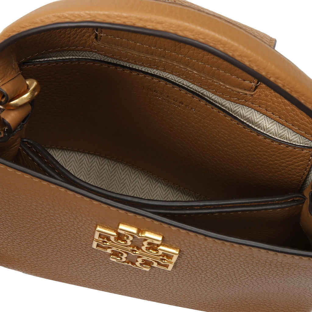 Pebbled Leather Micro Satchel Crossbody Bag V993752