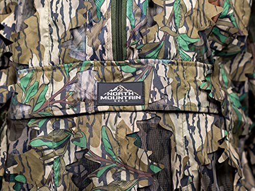 Camouflage Leafy Hunting Jacket with Hood R1093