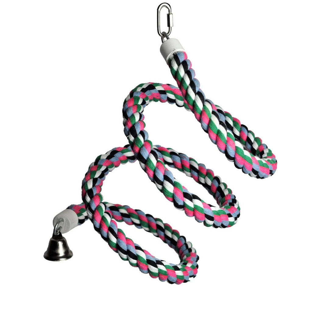 Rainbow Cotton Rope Bird Toy P549534