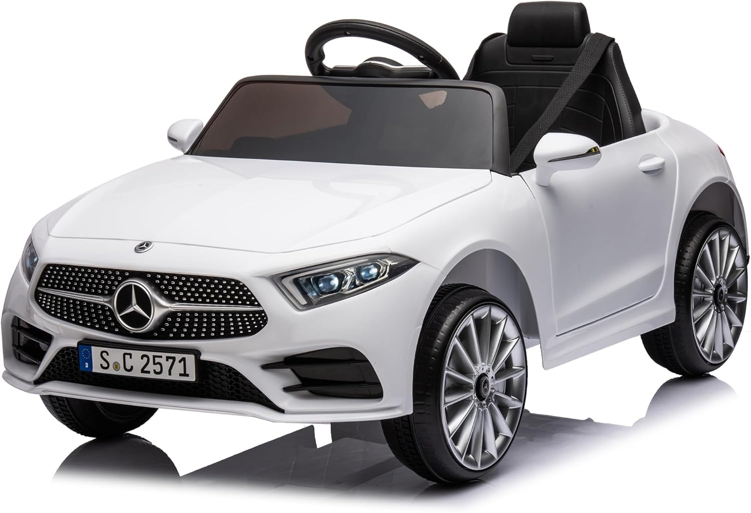 White 12v Electric Ride On Car I273