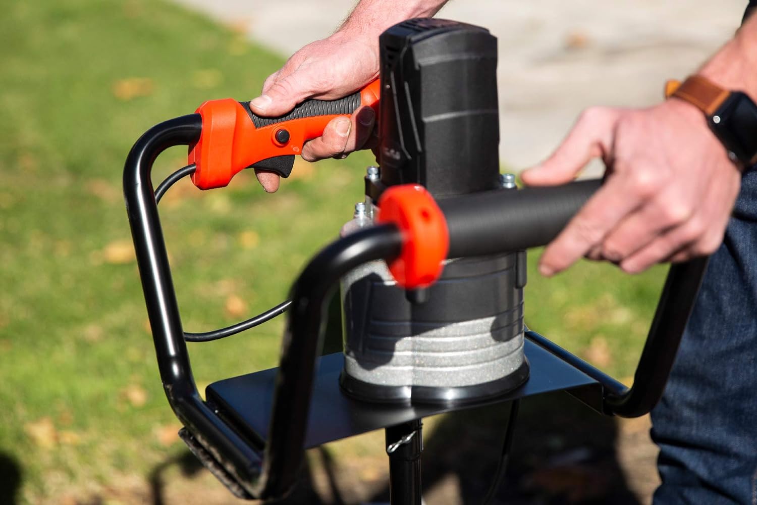 1500W Electric Post Hole Digger with 6" Auger Bit Set V396490