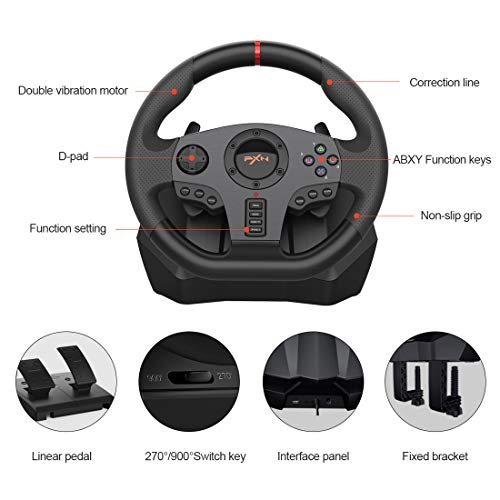 PC Steering Wheel with Linear Pedals J81779