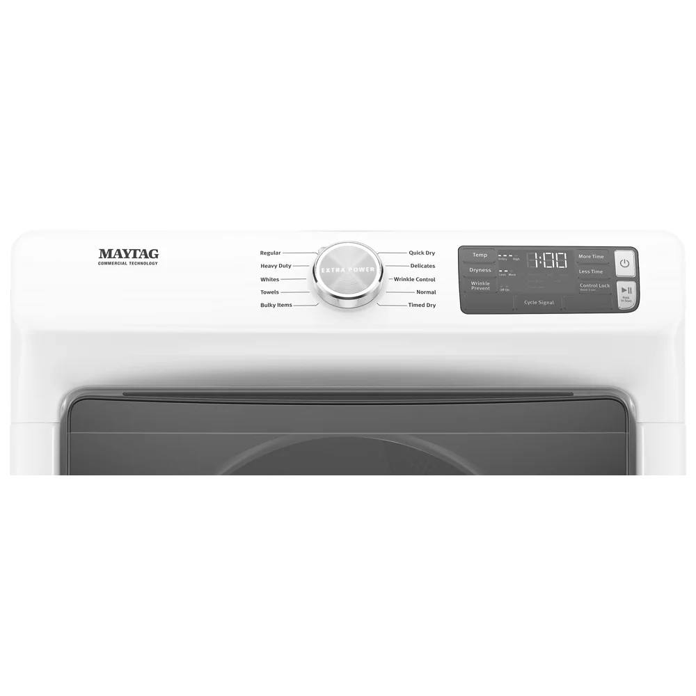 7.3 Cu. Ft. White Front Load Electric Dryer G6685