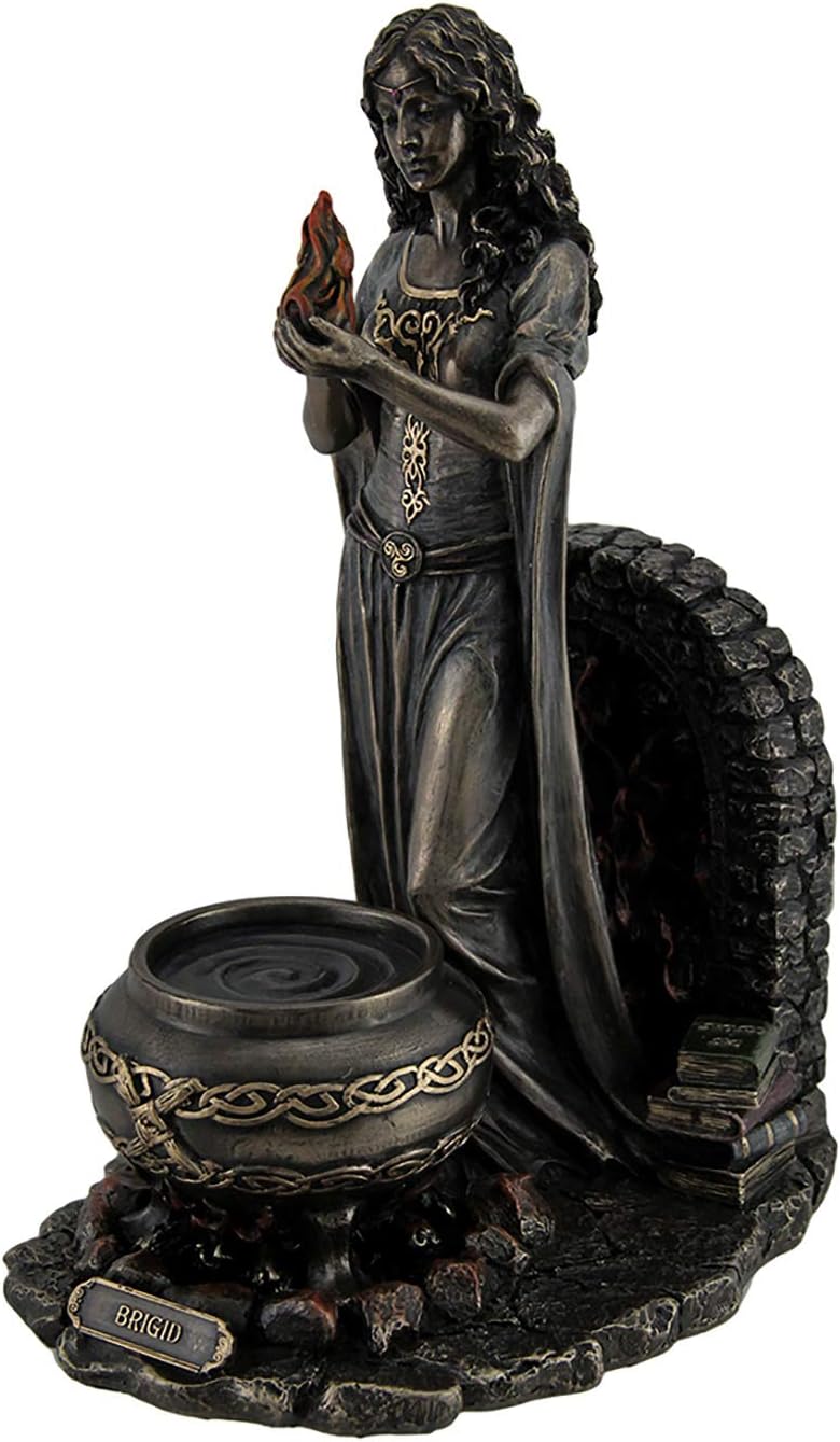9 5/8" Tall Cold Cast Resin Antique Bronze Statue Z8828