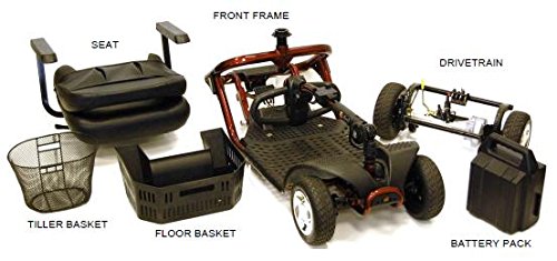 4-Wheel Folding Light Scooter J75287