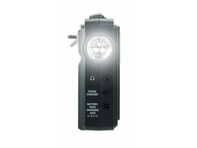 Solar Observer Emergency Portable Radio with Crank Flashlight I3246