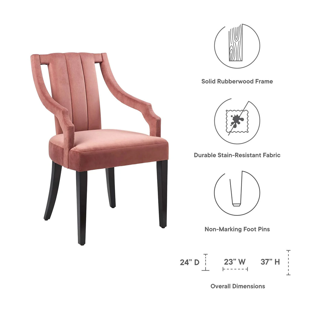 Set of 2 Velvet Dining Chairs F401052