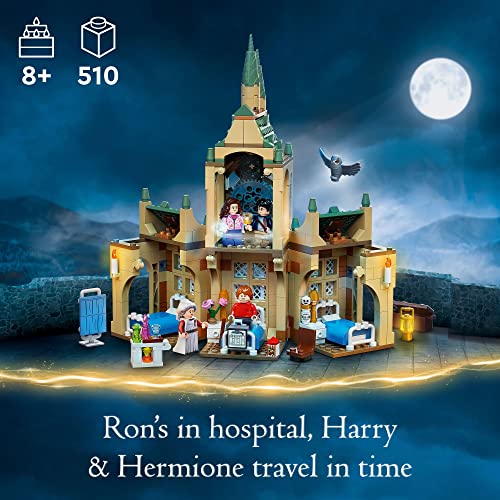 LEGO Harry Potter Hogwarts Hospital Wing 76398 Building Toy Castle Kit with Clock Tower S488