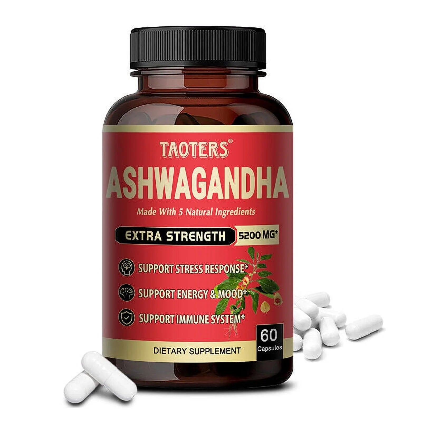 Ashwagandha Capsules 5200 Mg 60 Capsules Z3489