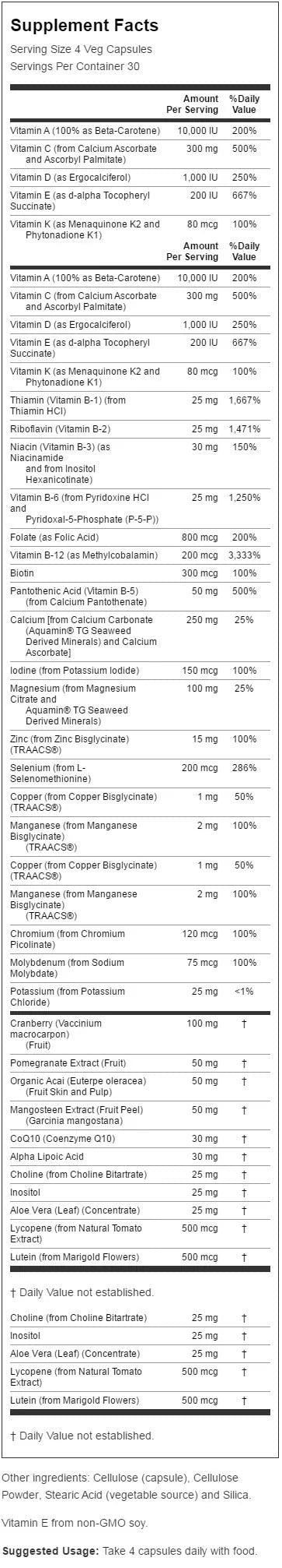120 Veg Capsules Women's Multivitamin N135393