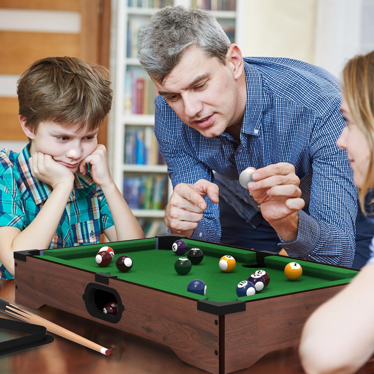 20-Inch Portable Tabletop Billiards Game W774