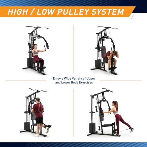 Multifunctional Workout Station 100lbs to 200lbs Stack Home Gym W8663