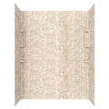 Beige Parchment 5-Piece Alcove Shower Wall Set I2179