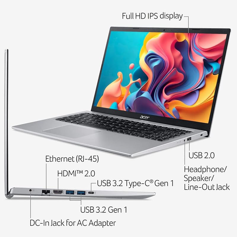 15.6'' Full HD Display 8GB RAM 128GB eMMC Dual-Core Intel Celeron N4500 Laptop Y981