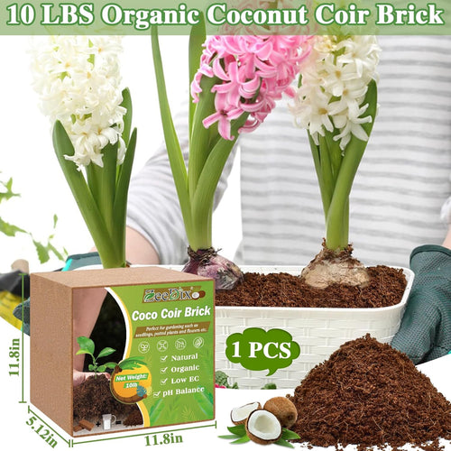 10LB Compressed Coco Coir Brick G3642