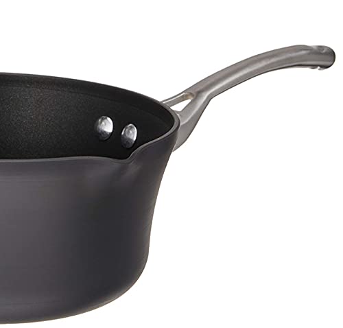 1 1/2-quart Black Hard-Anodized Aluminum Nonstick Sauce Pan G559