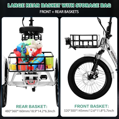500W Folding Electric Tricycle A117