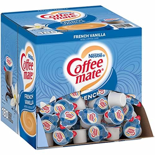 French Vanilla Liquid Coffee Creamer Singles, Box of 180 H23572