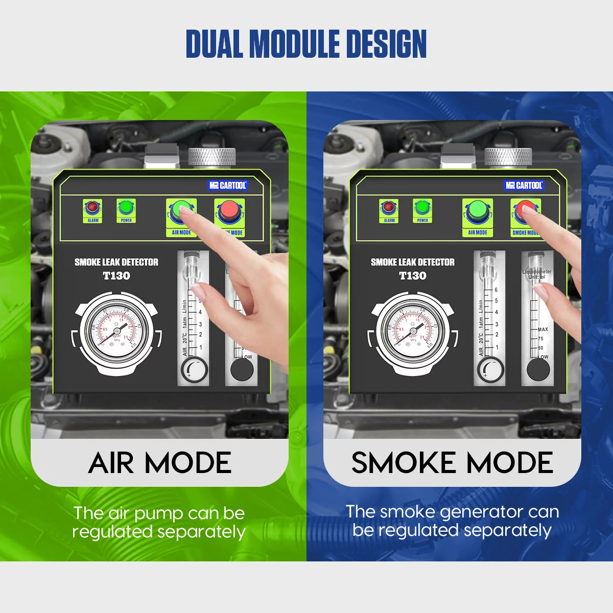 EVAP Vacuum Smoke Machine with Adjustable Flowmeter A8796