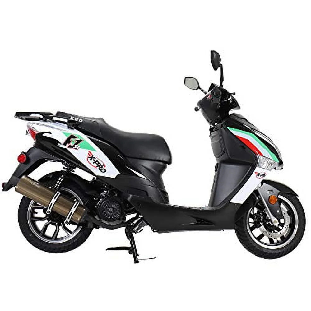 150cc Gas Moped Scooter with 13" Aluminum Wheels X741