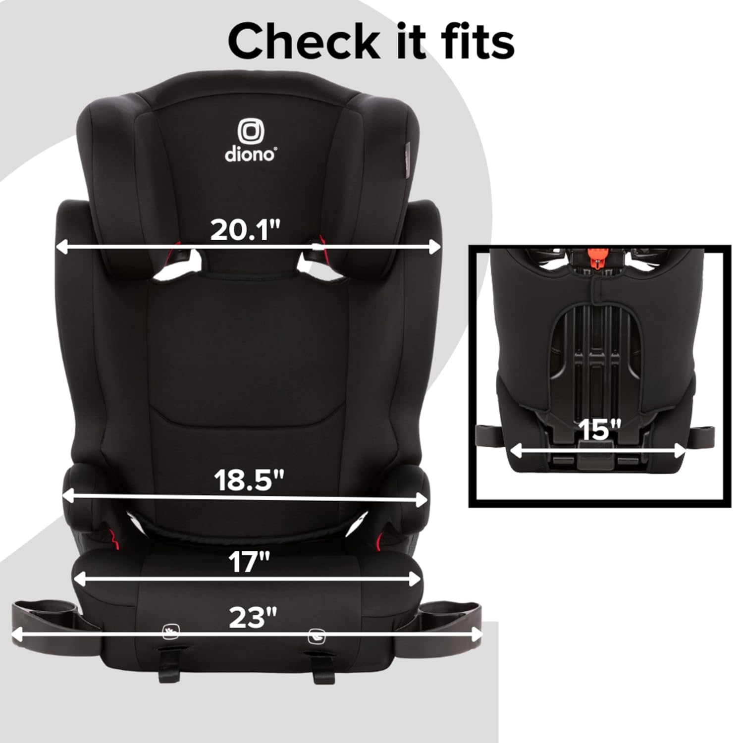 2-in-1 Belt Positioning Booster Seat L299274