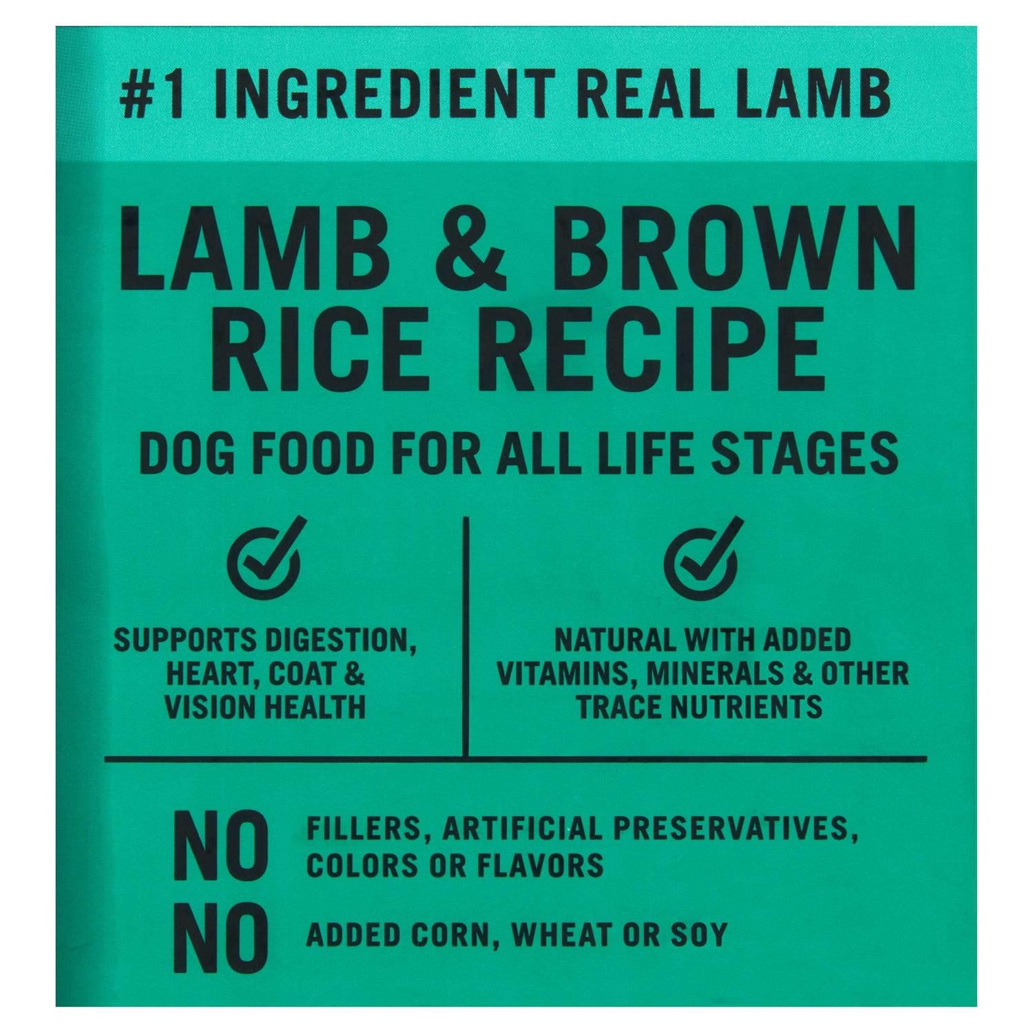 Lamb & Brown Rice Recipe Dry Dog Food A1369