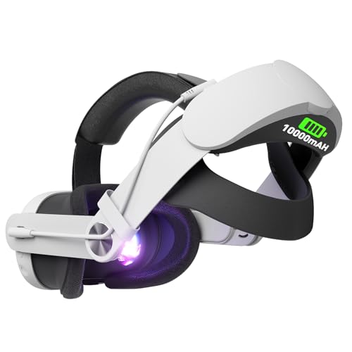 10000 mAh Rechargable Head Strap for Meta Quest 3 R23458