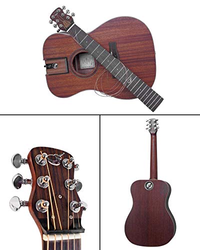 Travel Guitar Acoustic-Electric with Patented System T5485