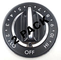 2 Pk Surface Burner Knob W274