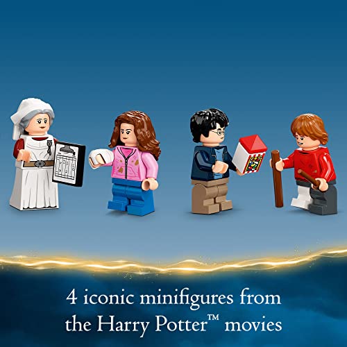 LEGO Harry Potter Hogwarts Hospital Wing 76398 Building Toy Castle Kit with Clock Tower S488