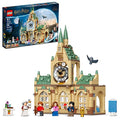 LEGO Harry Potter Hogwarts Hospital Wing 76398 Building Toy Castle Kit with Clock Tower S488
