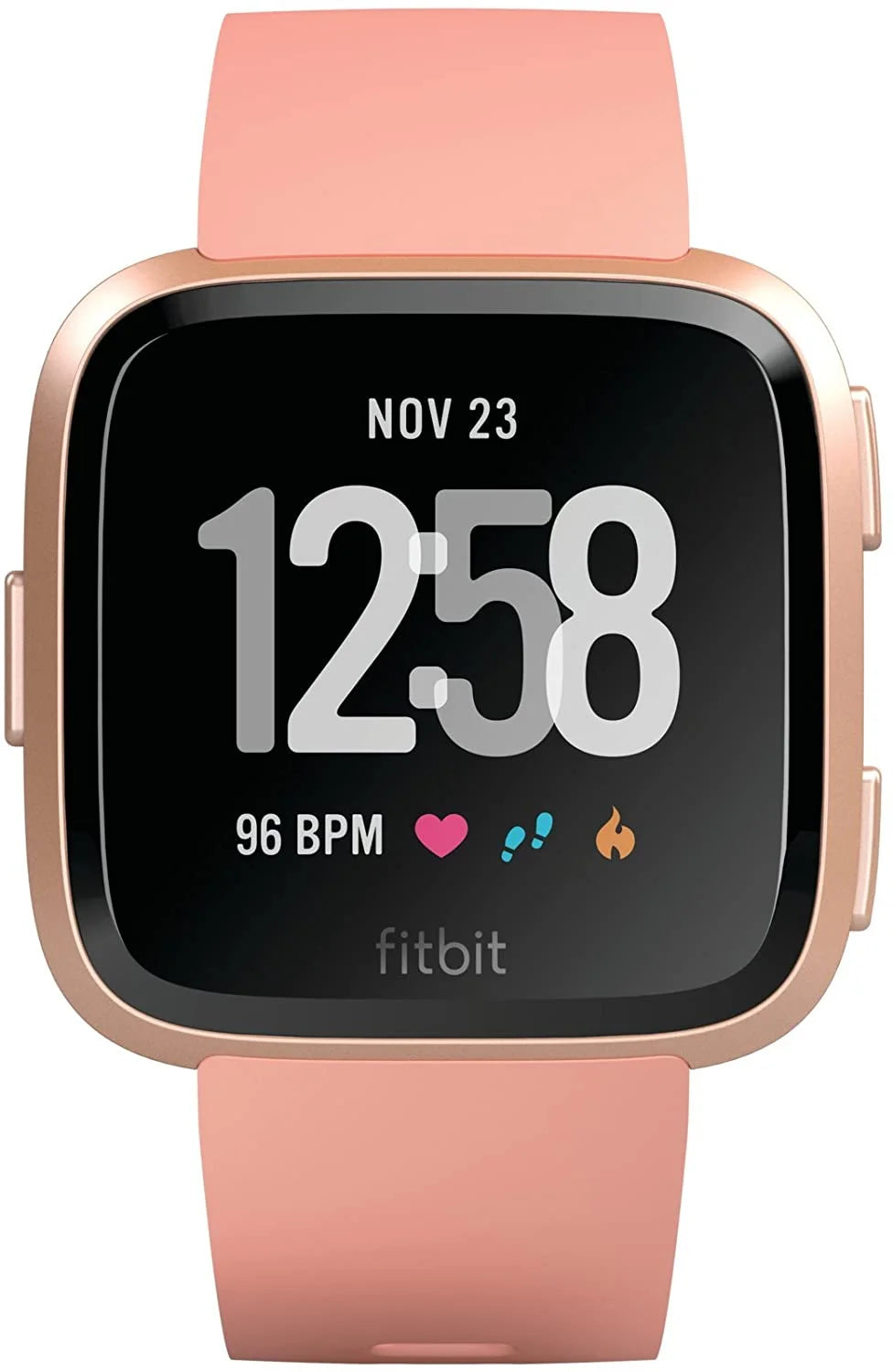 Used Peach Rose Gold Aluminium Smart Watch Q764