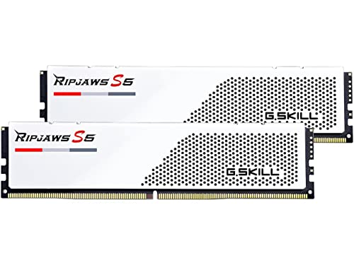 DDR5 RAM 32GB (2x16GB) 6000MT/s CL32-38-38-96 1.35V Desktop Computer Memory UDIMM Matte White N1885