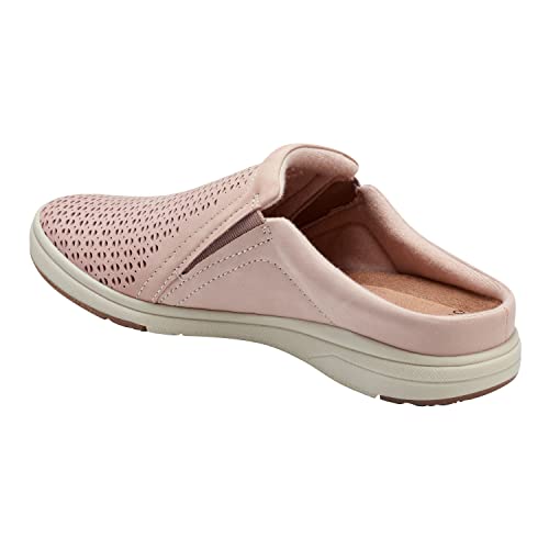 Slip-On Leather Clog with Breathable Cutouts O293