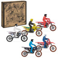 5-Pack 1:24 Scale Die-Cast Motorcycles with Rider Figure Y315