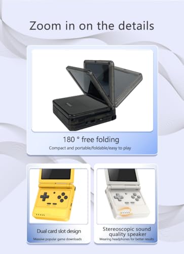 Transparent Black Retro Handheld Console A32807