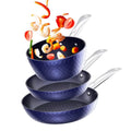 3Pieces Non Stick Aluminum Ceramic Frying Pan Set G579