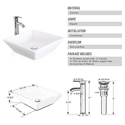 60" Double Bathroom Vanity with Porcelain White Sink O76843