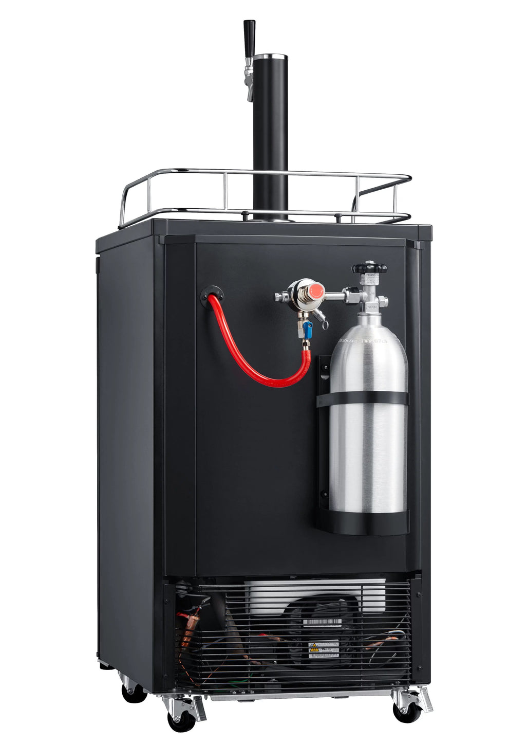 Single Tap Kegerator, 4.9 cu. ft, Black L9104