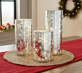 Silver Illuminated Snowflake Hurricanes R943
