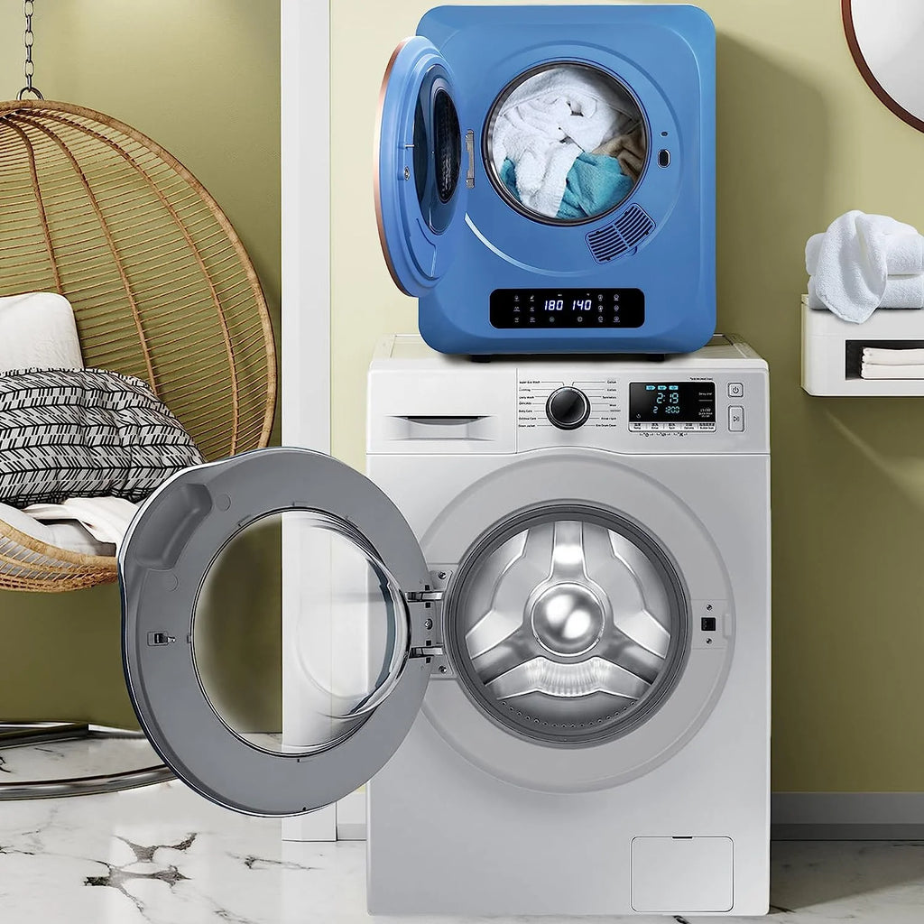 Compact Electric Clothes Dryer 8.8 Lbs 850W with Moisture Sensor P85896