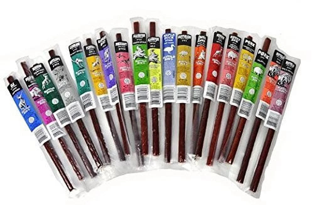 10 Piece Game Jerky Sticks Variety Pack B49647