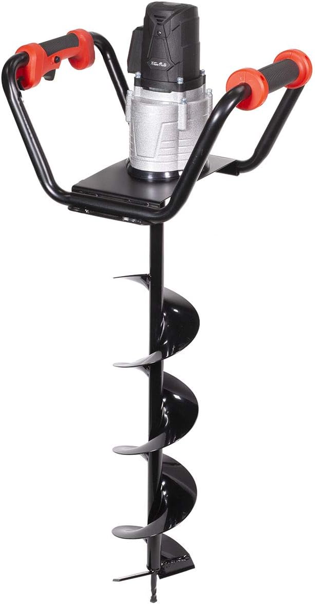 1500W Electric Post Hole Digger with 6" Auger Bit Set V396490