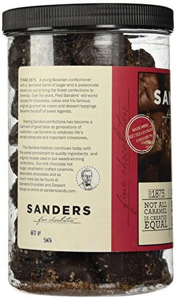 Dark Chocolate Sea Salt Caramels 36 ounces O9414