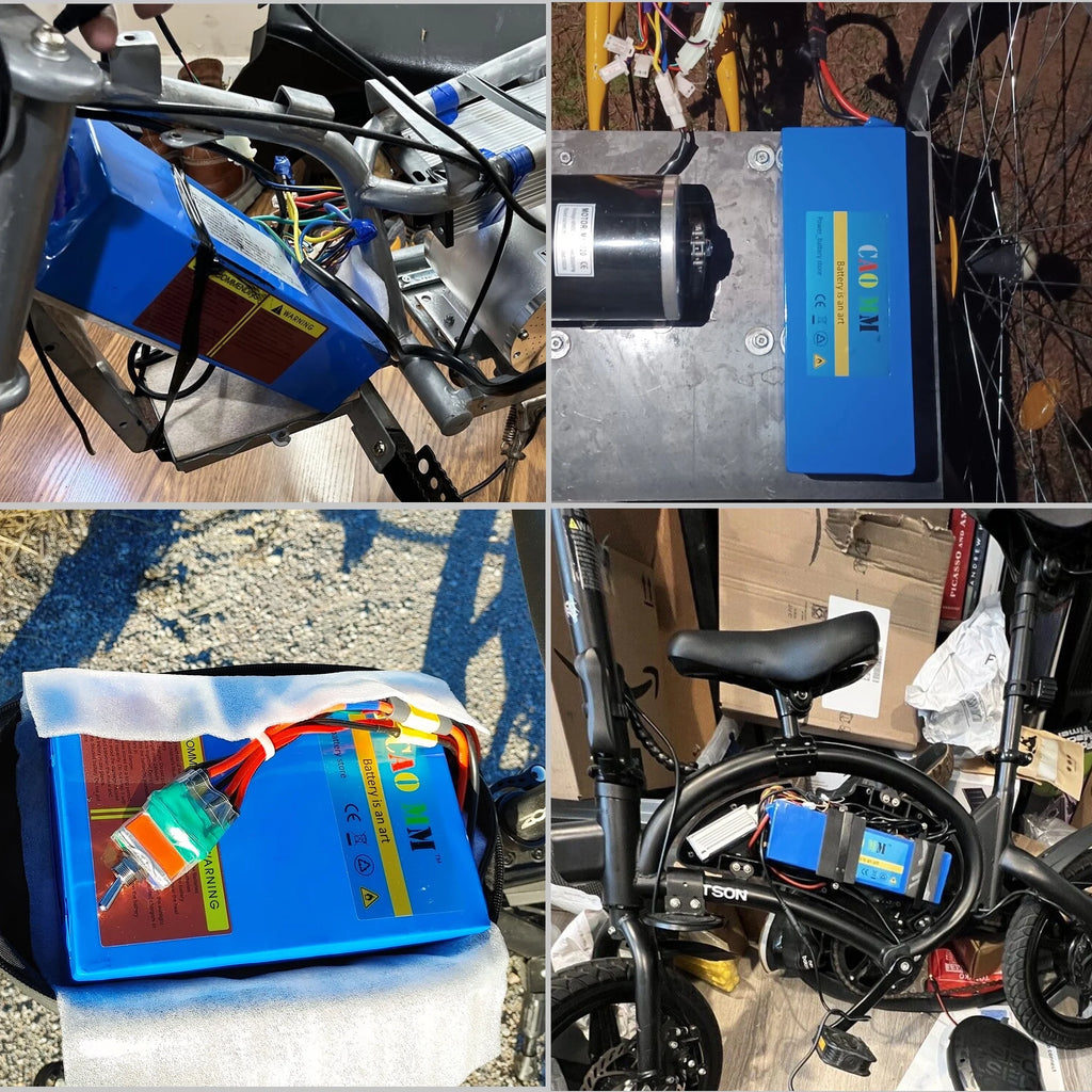 48V 14Ah Lithium Ebike Battery with 5A Fast Charger T Plug L6828
