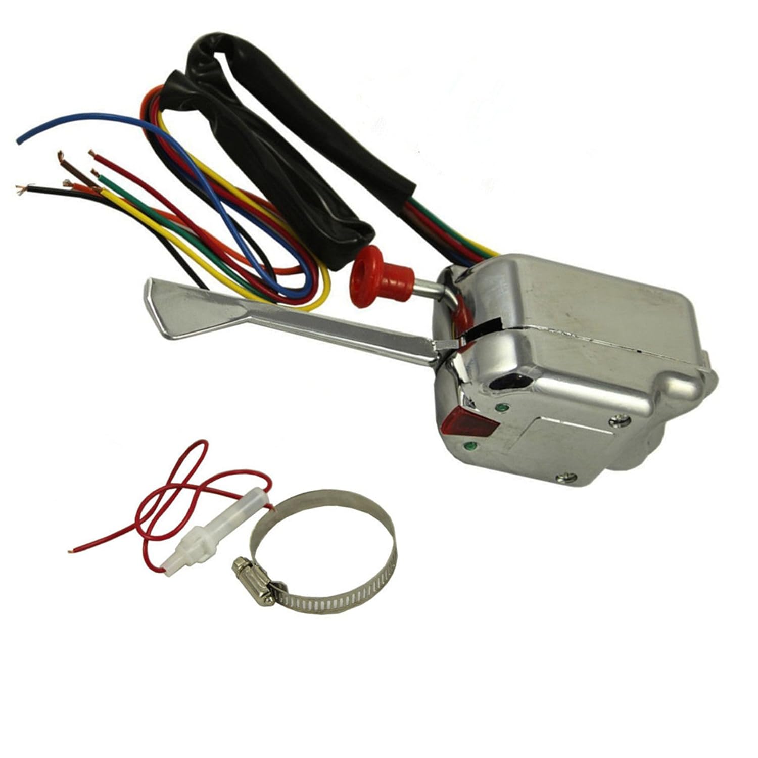 Chrome Turn Signal Switch 12V C416