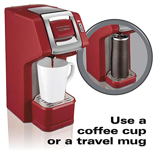 Black & Chrome Single-Serve Coffee Maker I837